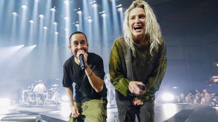 Nach sieben Jahren Pause meldete sich die US-Band Linkin Park mit einer neuen Frontfrau zurück. (Archivfoto) 