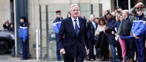 Frankreichs neuer Premier Barnier muss verschiedene politische Gruppierungen in seiner Regierung vereinen. (Archivbild)
