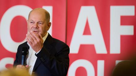 Der deutsche Kanzler: Olaf Scholz (SPD).