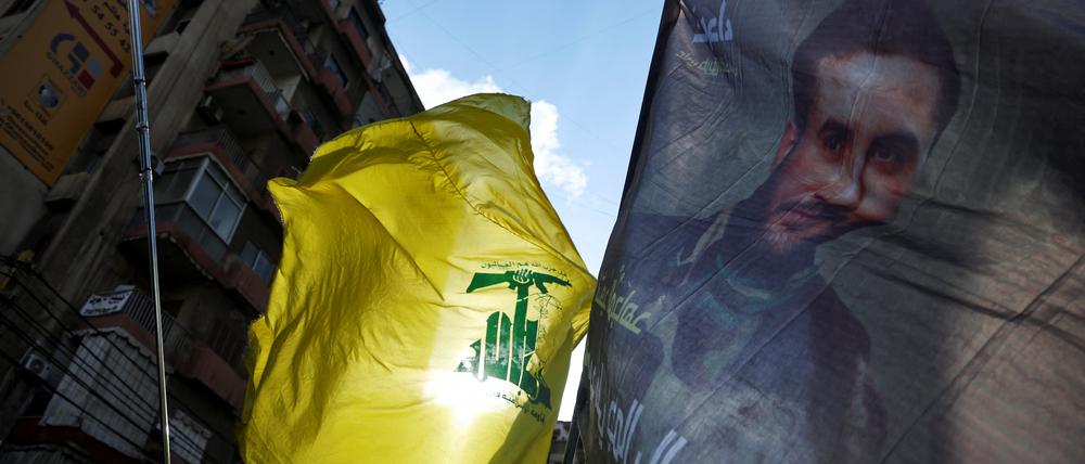 Drei der getöteten Hisbollah-Mitglieder sind am Wochenende beerdigt worden.