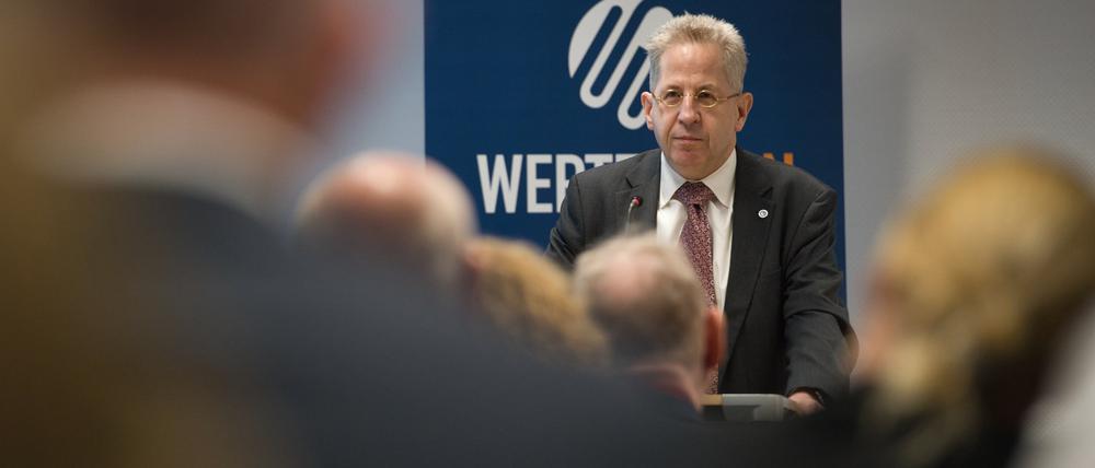 Auch Hans-Georg Maaßen, Bundesvorsitzender der Werteunion und Ex-Verfassungsschutzpräsident, kam zur Gründung des Landesverbands in Berlin. (Archivbild)