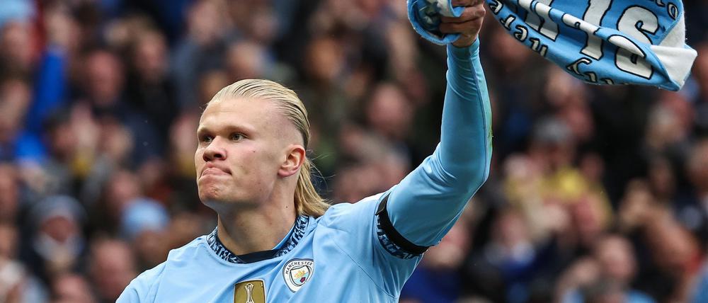 Erling Haaland erzielte sein 100. Tor für Man City.