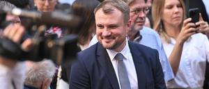 Daniel Keller holt das Direktmandat im Wahlreis 22 im Potsdamer Süden.
