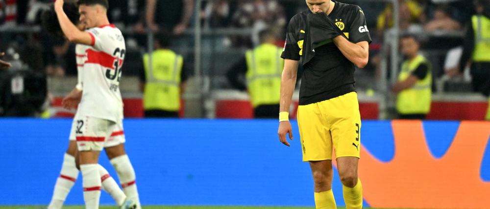 Die Dortmunder verließen das Stuttgarter Stadion bitter enttäuscht.