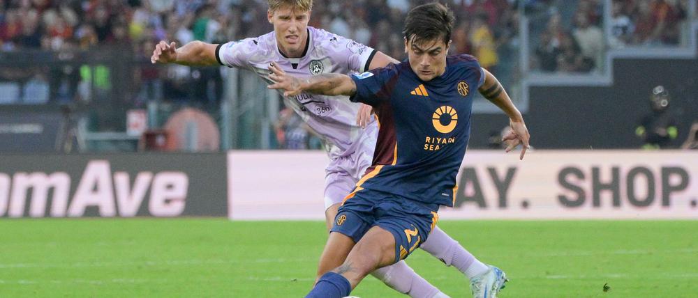 AS Rom besiegte Udinese Calcio mit 3:0 (1:0).