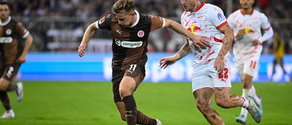 Aufsteiger St. Pauli zeigt gegen RB Leipzig über weite Strecken ein tolles Spiel.