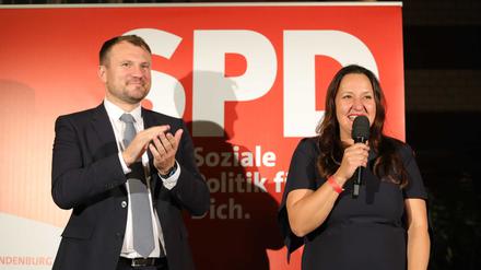 Daniel Keller und Manja Schüle haben SPD-Direktmandate in Potsdam geholt.
