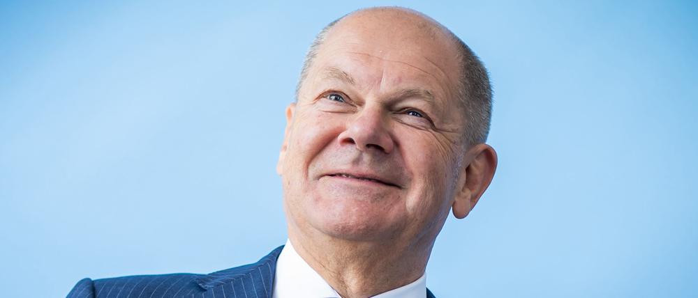 Äußerte sich aus New York zur Landtagswahl: Kanzler Olaf Scholz.