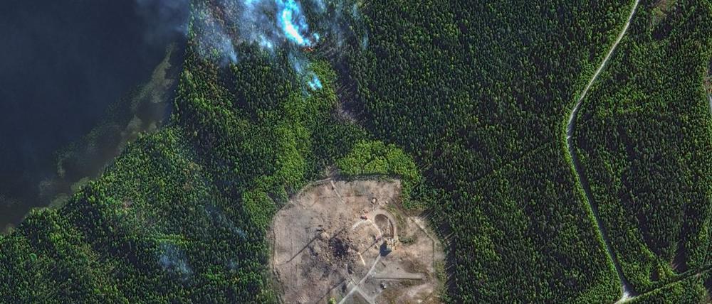 Ein offenbar gescheiterter russischer Atomraketen-Test.