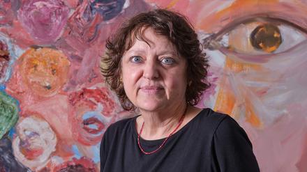 Malerin Cordula Güdemann (genaues Aufnahmedatum des Handouts unbekannt). 