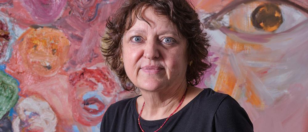 Malerin Cordula Güdemann (genaues Aufnahmedatum des Handouts unbekannt). 