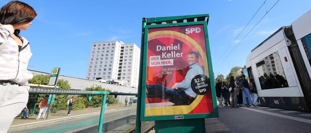 Daniel Keller (SPD) gewann seinen Wahlkreis, zu dem auch das Wohngebiet Am Stern gehört.