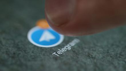 Das Telegram-Logo. 