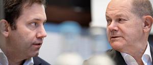 Lars Klingbeil und Olaf Scholz.