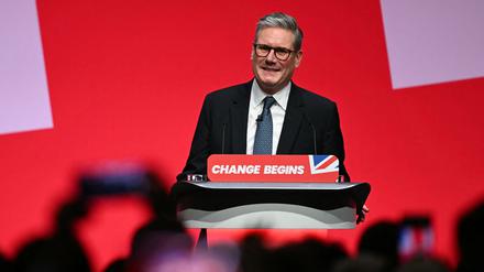 Premier Minister Keir Starmer auf dem Labour-Parteitag