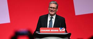 Premier Minister Keir Starmer auf dem Labour-Parteitag