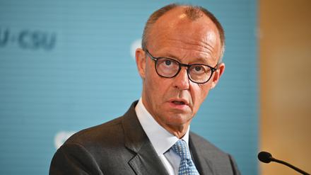 Friedrich Merz, Vorsitzender der CDU/CSU-Bundestagsfraktion.