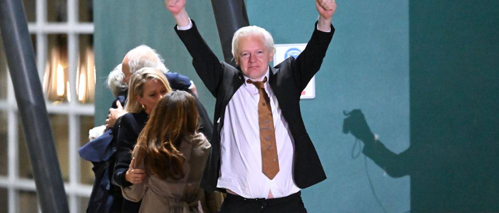 Seit seiner Heimkehr hat Assange sich nicht öffentlich geäußert. (Archivbild)