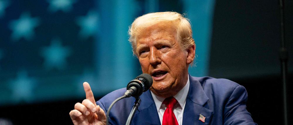 Trump will nach der Präsidentschaftswahl im November wieder ins Weiße Haus einziehen (Archivbild).