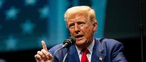 Trump will nach der Präsidentschaftswahl im November wieder ins Weiße Haus einziehen (Archivbild).