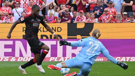 Jordan Siebatcheu kehrt mit Union am kommenden Spieltag nach Gladbach zurück.