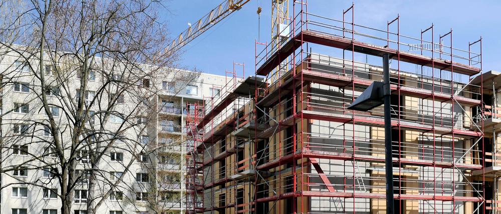 Ein Neubauprojekt in Berlin (Symbolbild).