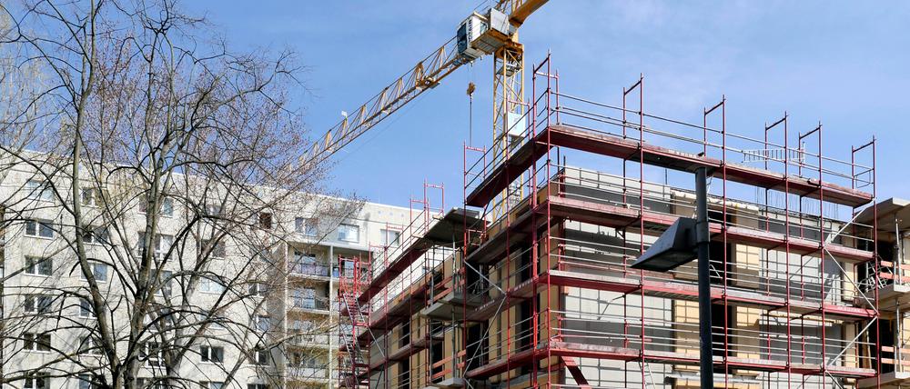 Ein Neubauprojekt in Berlin (Symbolbild).