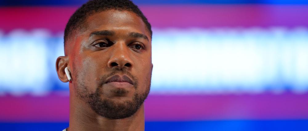 Der britische Schwergewichtsboxer Anthony Joshua wurde beim Rasen erwischt. (Archivbild)