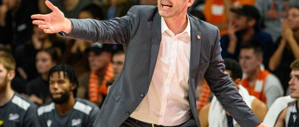 Der Ulmer Headcoach Ty Harrelson spielt zum Eurocup-Auftakt mit seinem Team bei Trefl Sopot.