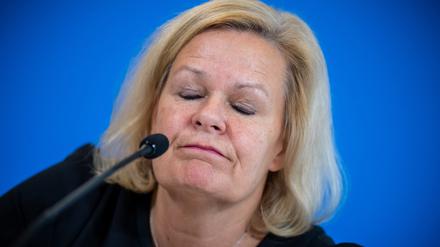 Das Bundesinnenministerium unter Nancy Faeser steht in der Kritik.