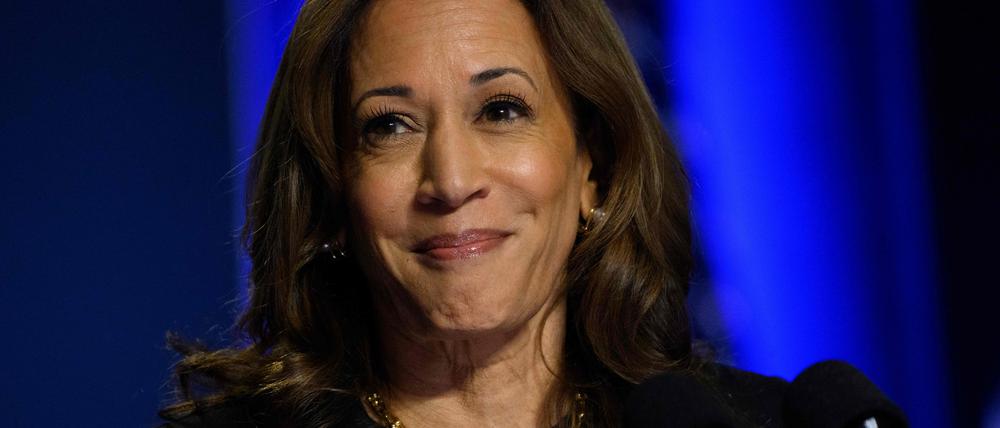 Die demokratische Kandidatin Kamala Harris bei den US-Präsidentschaftswahlen.
