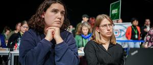 Katharina Stolla (l.) und Svenja Appuhn waren als Spitze der Grünen Jugend oft die Opposition innerhalb der Grünen.