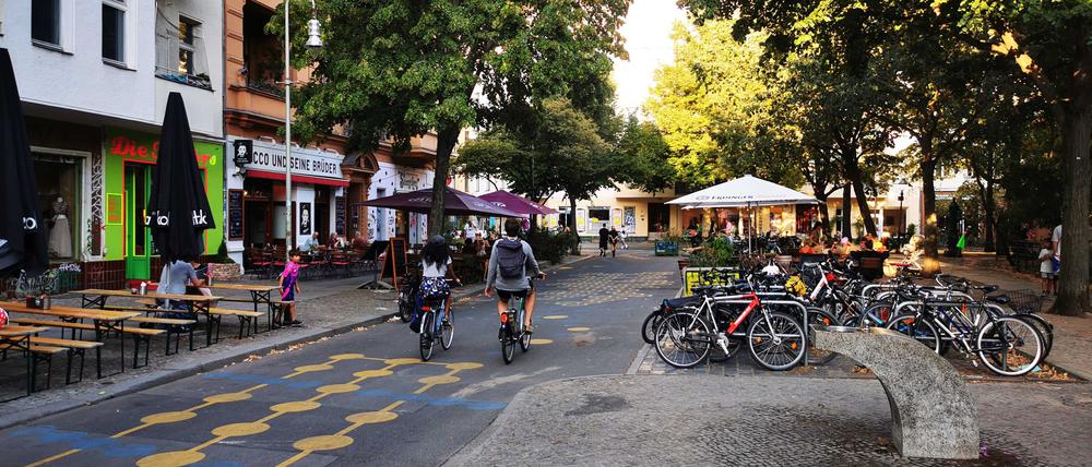 Der Lausitzer Platz in Kreuzberg. 