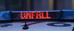 Unfallstelle Symbolbild.