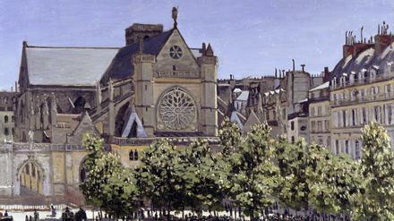 Blick vom Louvre. Claude Monets „Saint Germain l’Auxerrois“ (1867, Öl auf Leinwand).