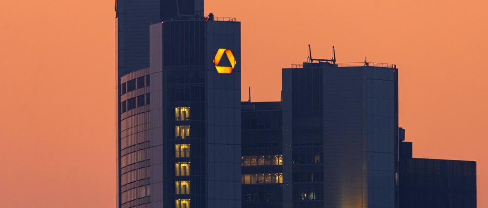 Der Commerzbank Tower in Frankfurt am Main.