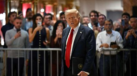 Donald Trump trifft am Freitag Wolodymyr Selenskyj.