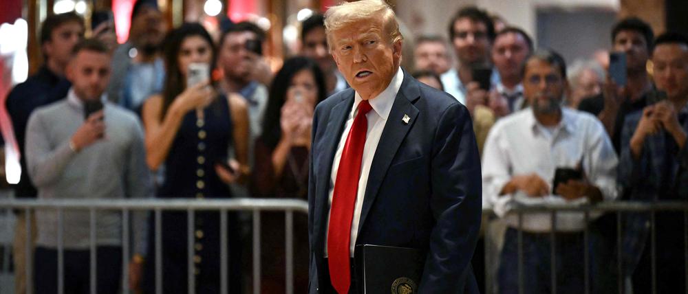 Donald Trump trifft am Freitag Wolodymyr Selenskyj.