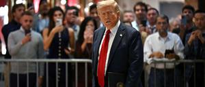 Donald Trump trifft am Freitag Wolodymyr Selenskyj.