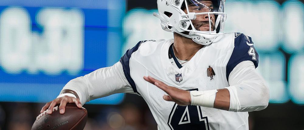 Dak Prescott warf gegen New York zwei Touchdown-Pässe.
