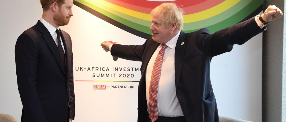 Zwei in Ungnade gefallene: Harry und der frühere Premierminister. (Archivbild)