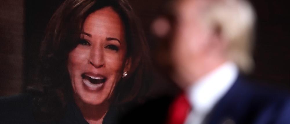 Die Präsidentschaftskandidaten Kamala Harris und Donald Trump.