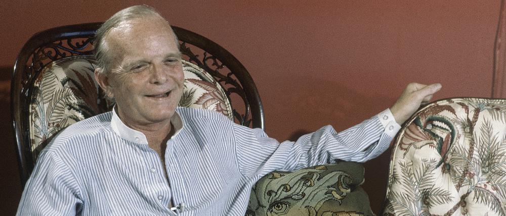 Selbstbewusstsein und Selbstzerstörung. Der Schriftsteller Truman Capote 1980.