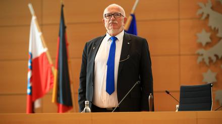 Der Alterspräsident der neuen Legislaturperiode, Jürgen Treutler von der AFD.