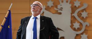 Der Alterspräsident der AfD, Jürgen Treutler.