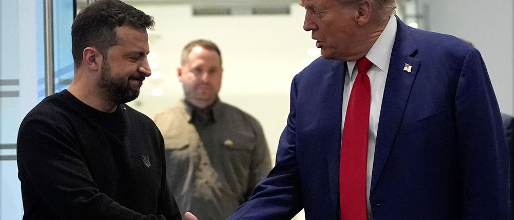 Trump und Selenskyj treffen sich in New York.
