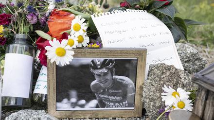 Gino Mäder starb im Juni 2023 nach einem Sturz auf der Abfahrt des Albulapasses.