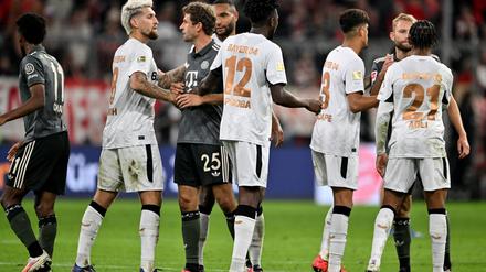 Schiedlich, wenn auch nicht immer friedlich, lief das Spitzenspiel zwischen dem FC Bayern und Bayer Leverkusen.