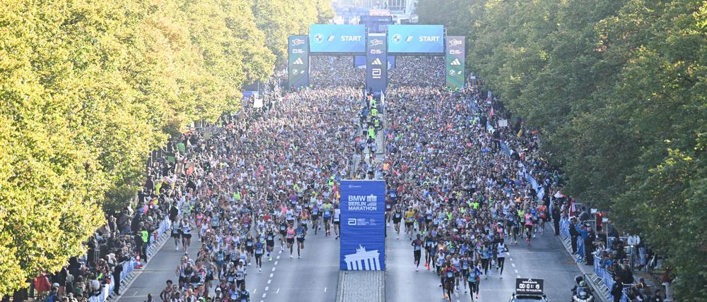 Berlin steht im Zeichen des 50. Marathons. 