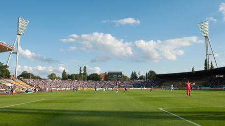 Das Jahn-Stadion in Berlin.